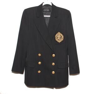 Vintage Wool Rowing Blazer Linda Allard Ellen Tracy Size 6